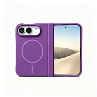 VMH iPhone Duo Tripe Layer Frame Magsafe Matte Finish Case Purple